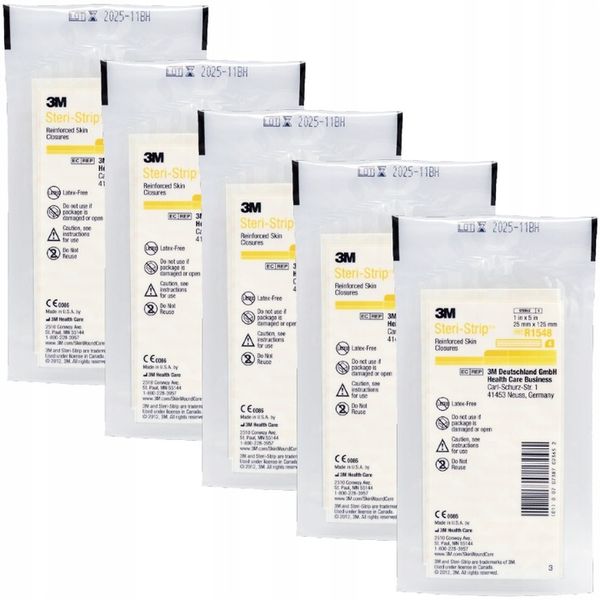Steri-Strip PASKI DO ZAMYKANIA RAN 25x125mm 5 szt. zdjęcie 1