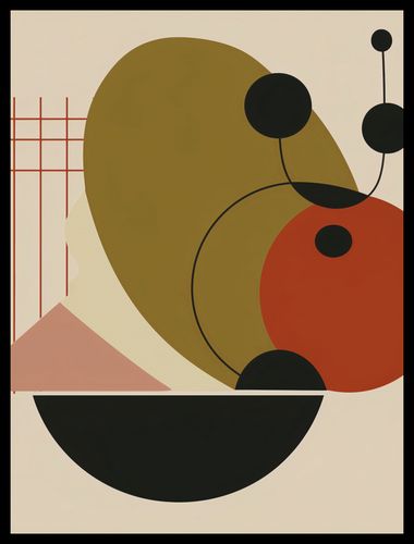 Plakat 75x100cm Geometryczny Balans na Arena.pl