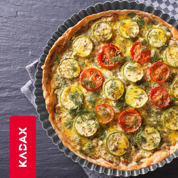 BLACHA OKRĄGŁA FORMA DO PIECZENIA TARTY CIAST 28cm zdjęcie 5