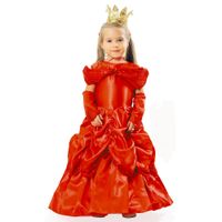 strój bella lux 98/104 - czerwona przedstawienie
