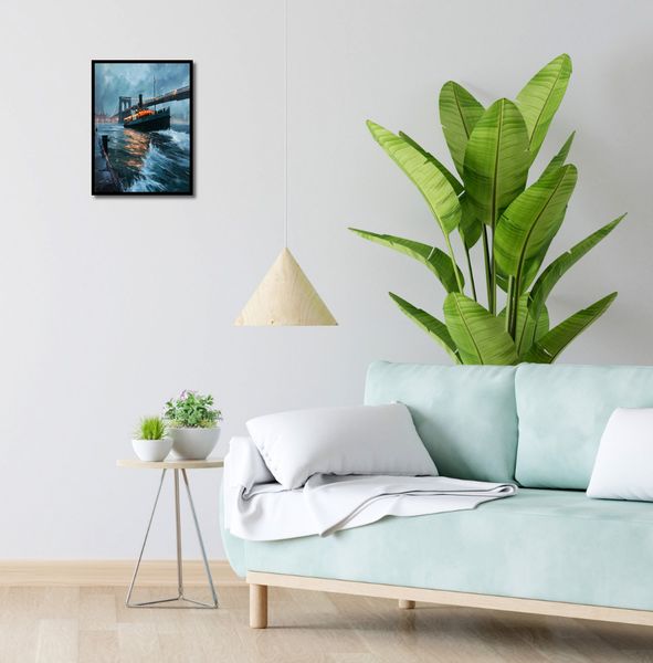Plakat 30x40cm Stary Parowiec zdjęcie 4