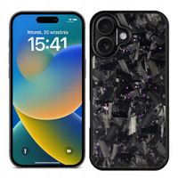 Apple iPhone 16 Plus CASE OBUDOWA KUTY CARBON FORGED Violet WŁÓKNO WĘGLOWE