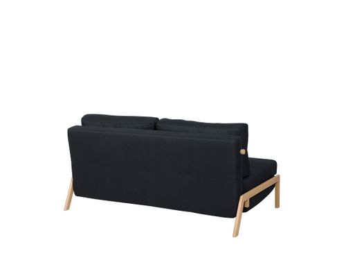 Sofa rozkładana czarna EDLAND na Arena.pl