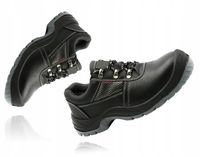 BUTY ROBOCZE OCHRONNE PÓŁBUTY MĘSKIE BHP Z BLACHĄ NOSEK S1 43