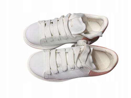 Alexander McQueen Białe skórzane trampki R.30 na Arena.pl