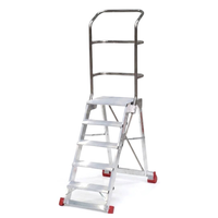 Drabina magazynowa FARAONE 5-stopniowa CM 5LP- 3,23 m