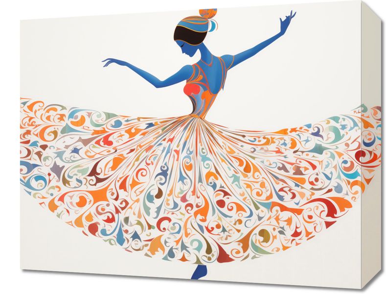 Obraz 50x40cm Wirująca Balerina zdjęcie 1