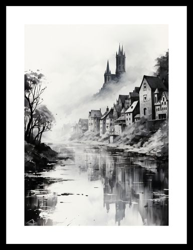 Plakat 25x35cm Mglisty Refleks na Arena.pl