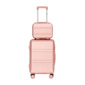 LEKKA WALIZKA I KUFER ABS 2W1 PODRĘCZNA DO SAMOLOTU