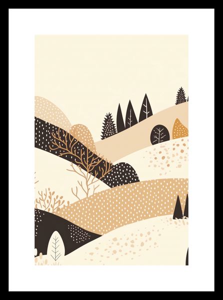 Plakat 40x60cm Jesień w Wzgórzach zdjęcie 3