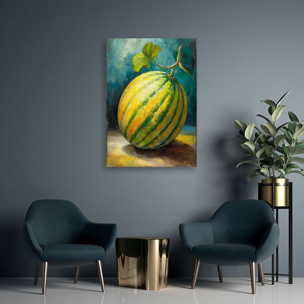 Obraz na płótnie, Melon owoc 70x100 zdjęcie 2