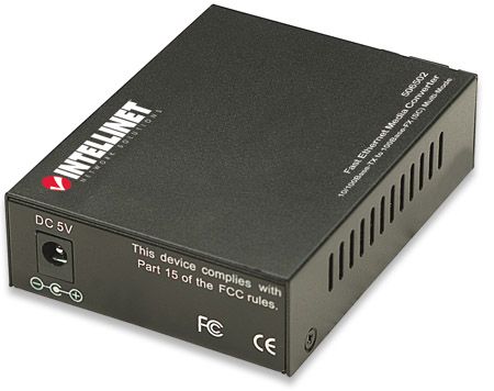 INTELLINET MEDIA KONWERTER 10/100BASE-TX RJ45 / 100BASE-FX MM SC na Arena.pl
