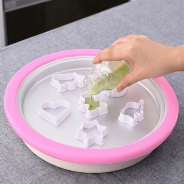 Maszyna Do Lodów Tajskich 6 Foremek 2 Szpachelki Pomysł na Prezent zdjęcie 5