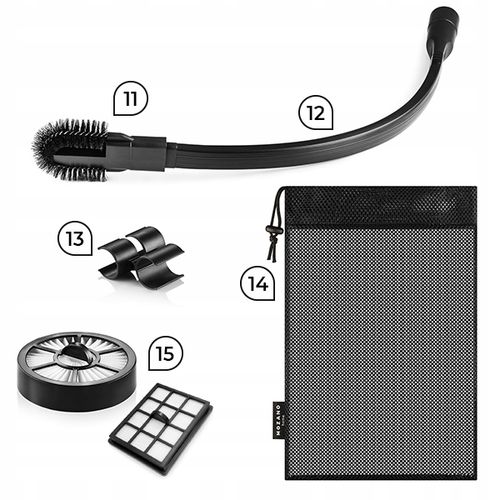 ODKURZACZ BEZWORKOWY 4000W CYKLONOWY TURBOSZCZOTKA FILTR HEPA 15w1 MOZANO na Arena.pl