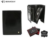 duży, skórzany portfel męski - rovicky