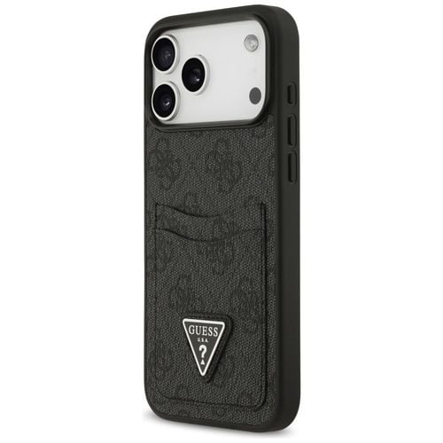 Etui Guess 4G Double Card Triangle do iPhone 17 Pro Max czarny na Arena.pl