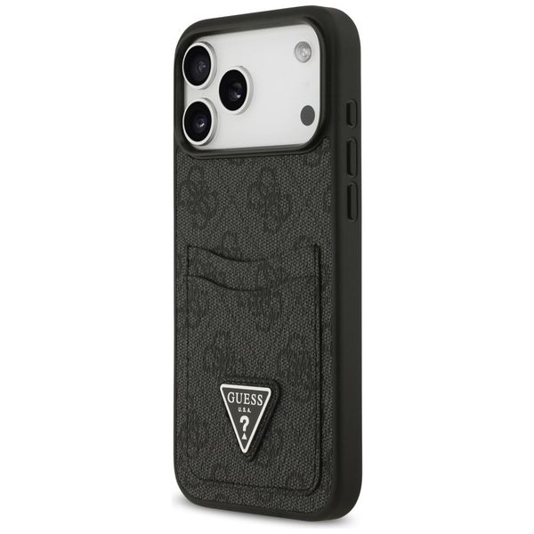 Etui Guess 4G Double Card Triangle do iPhone 17 Pro Max czarny zdjęcie 2