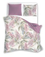 Pościel 160x200 Kwiatki Bzu Bez Natura Kwiaty Listki Satyna Bawełniana