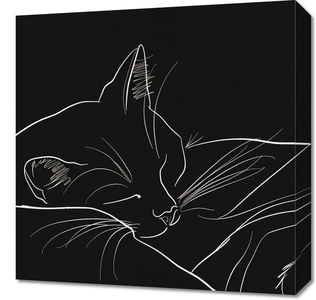 Obraz 50x50cm Nocny Spokój zdjęcie 1