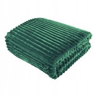 KOC NARZUTA NA ŁÓŻKO KANAPĘ WYTŁACZANY WZÓR LEA 200x220 ZIELONY