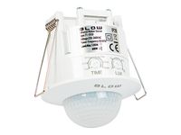 Czujnik ruchu  BLOW MS-02  sufitowy 360° podtynkowy biały
