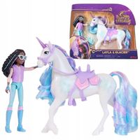 UNICORN ACADEMY AKADEMIA JEDNOROŻCÓW ZESTAW LALKA LAYLA JEDNOROŻEC GLACIER