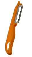 Obierak skrobak podłużny do warzyw owoców 15 cm Gregor pomarańczowy