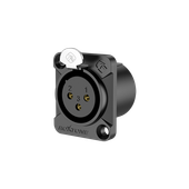 Roxtone gniazdo tablicowe XLR RX3FD-BG