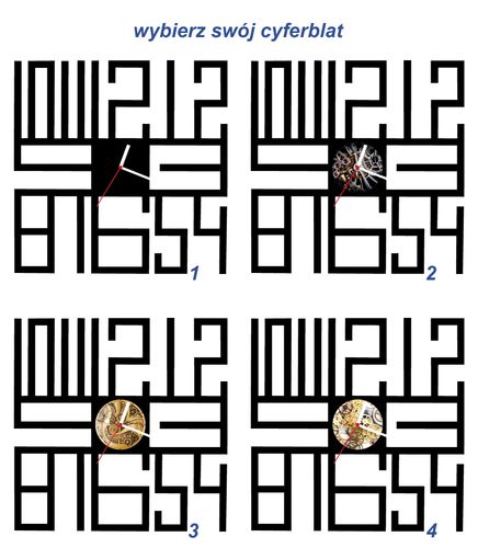 ZEGAR ŚCIENNY CYFRY 58cm XXL 143.11 na Arena.pl