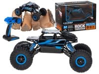 Samochód Zdalnie Sterowany na Pilota RC Rock Crawler 2,4Ghz 1:18 Niebieski