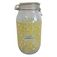 Słoik szklany z klipsem ozdobny 2l wzór cytryny