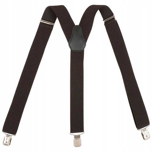 Szelki do spodni męskie eleganckie mocne V czarne na Arena.pl