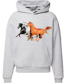 Bluza z kapturem Koń