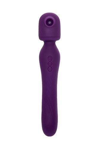 jos stimulator 2 in 1 kisom, silicone, purple, 13 cm na Arena.pl