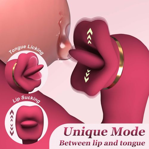 silicone vibrator - 7 rotating functions and 7 licking functions na Arena.pl