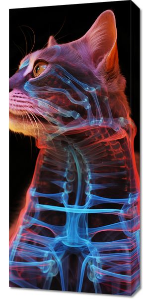 Obraz 40x90cm Anatomia Kota zdjęcie 1