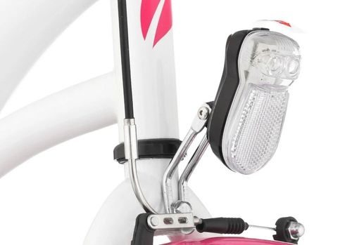 Rower dziecięcy INDIANA Moena 20 cali dla dziewczynki Biały na Arena.pl