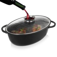 Brytfanna Granitowa Brytfanka Gęsiarka Patelnia Grillowa do Pieczenia 8L