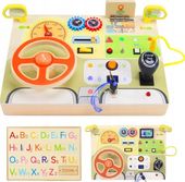 Tablica Manipulacyjna Drewniana Sensoryczna Montessori Edukacyjna