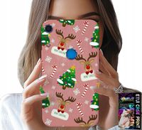 ETUI DO HUAWEI Y6S - ŚWIĄTECZNE RENIFERY CHOINKI LASKA WZORY