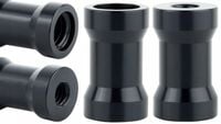 adapter tuleja redukcja 1/4" na 3/8" statywowa aluminiowa czarna 25 mm