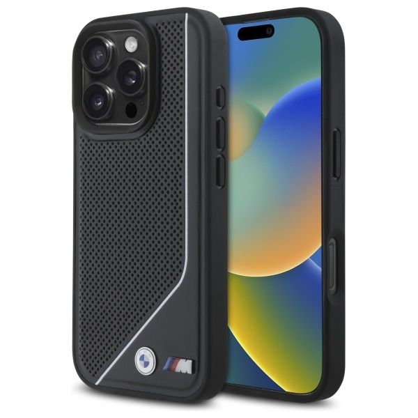 Etui BMW do iPhone 16 Pro 6.3"", Czarny MagSafe zdjęcie 1