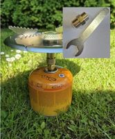 Redukcja kartusza 7/16 na gwint zewnętrzny 3/8 lewy + klucz 17 mm