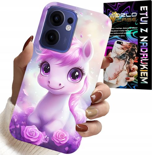 ETUI DO OPPO FIND X5 LITE - SŁODKI JEDNOROŻEC, WZORY DLA DZIECI CASE na Arena.pl