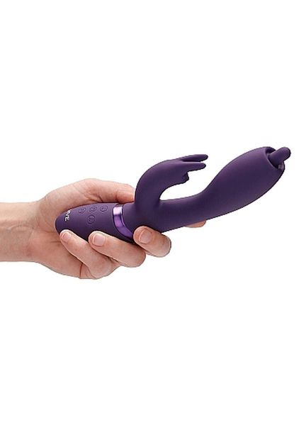 Wibrator Nilo - Pinpoint Rotating G-Spot Rabbit - Purple zdjęcie 10