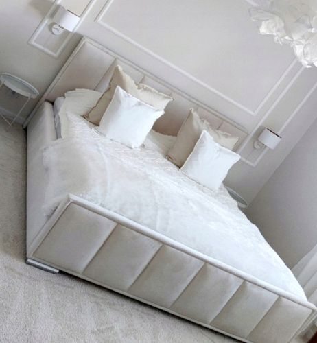 Łóżko 160x200 2 Zagłowia Panele Fancy Sypialnia_pl + POJEMNIK + STELAŻ na Arena.pl