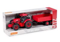 Traktor Belarus z przyczepą burtową 91345