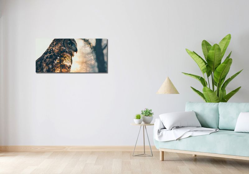 Obraz 90x40cm Sowi Duch zdjęcie 2