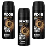 Axe Dark Temptation Dezodorant areozol 150ml x 3