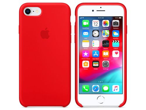 Etui Apple silicone case iPhone 8/7 MQGP2ZM/A Red na Arena.pl